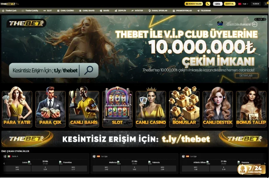 Thebet ekran görüntüsü
